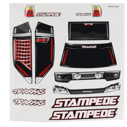 TRA3651L, Traxxas Stampede ProGraphix Body (Clear)