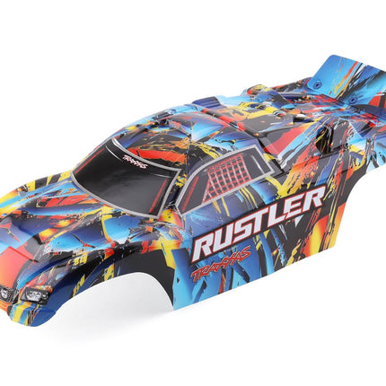 TRA3748, Traxxas Rustler Pre-Painted Body (Rock n' Roll)