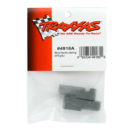 TRA4918A, Traxxas Servo Mounts,Steer, Grey:TMX3.3