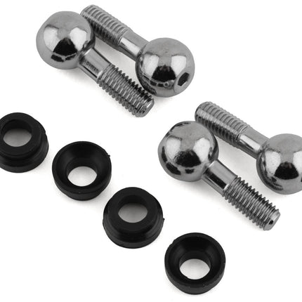 TRA4933, Traxxas Pivot balls (4)/ pivot ball cap bushings (4)