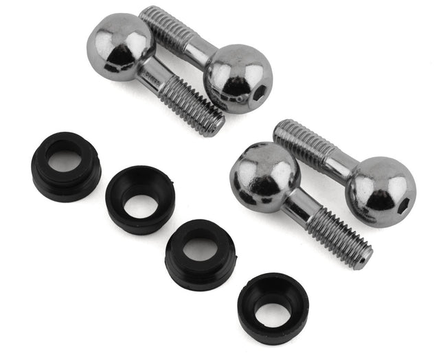 TRA4933, Traxxas Pivot balls (4)/ pivot ball cap bushings (4)