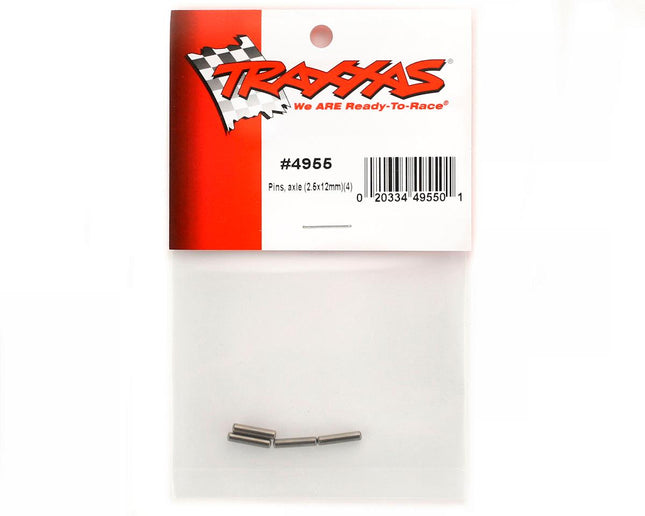 TRA4955, Traxxas Pins, axle (2.5x12mm) (4)