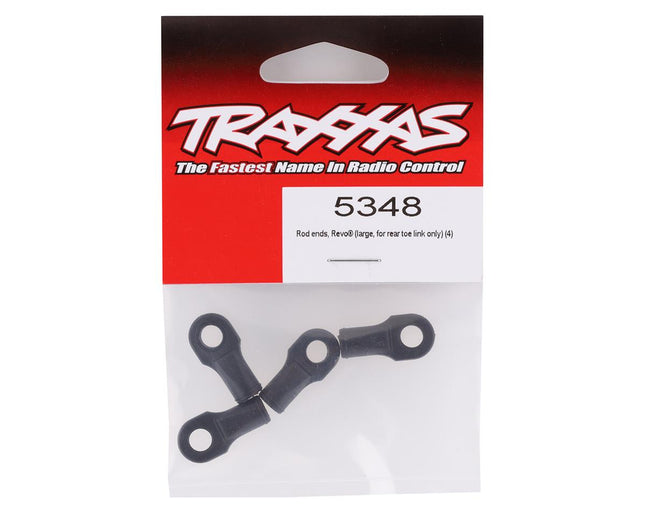 TRA5348, Traxxas Rod Ends, Revo (large, for rear toe link only) (4)