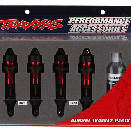 TRA5460R, Traxxas Aluminum GTR Shock Set (Red) (4)