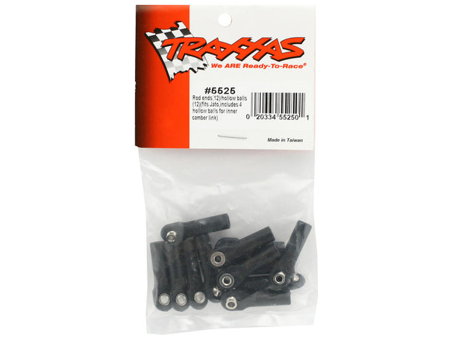 TRA5525, Traxxas Rod Ends w/Hollow Balls (12)