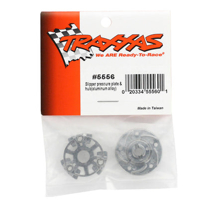 TRA5556, Traxxas Aluminum Slipper Pressure Plate & Hub Set (Jato)