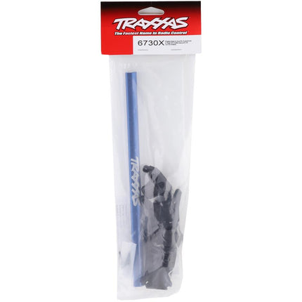 TRA6730X, Traxxas Rustler/Slash 4x4 LCG Chassis Brace Kit (Blue)