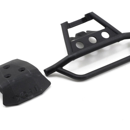 TRA6735, Traxxas Front Bumper/Skidplate Set (Black)