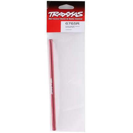 TRA6765R, Traxxas Rustler 4X4 Aluminum Center Driveshaft (Red)