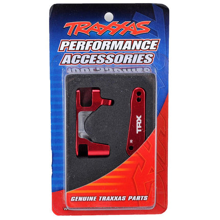 TRA6832R, Traxxas Aluminum Caster Block Set (Red) (2)