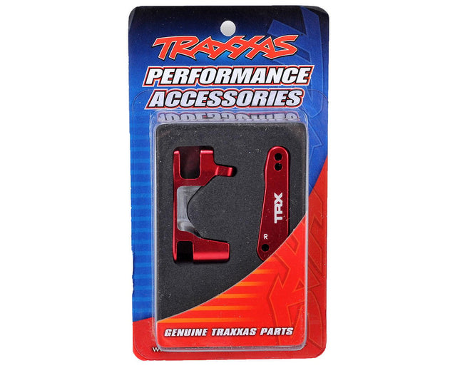 TRA6832R, Traxxas Aluminum Caster Block Set (Red) (2)