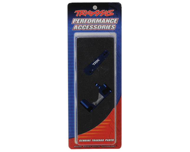 TRA6832X, Traxxas Aluminum Caster Block Set (Blue) (2)