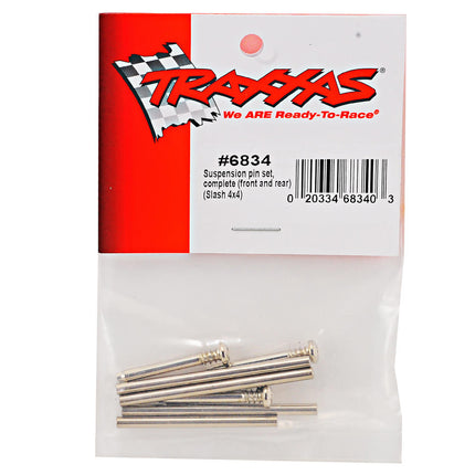 TRA6834, Traxxas Front/Rear Suspension Pin Set (8)
