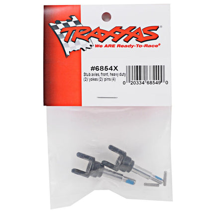 TRA6854X, Traxxas Heavy Duty Front Stub Axle Set (2)