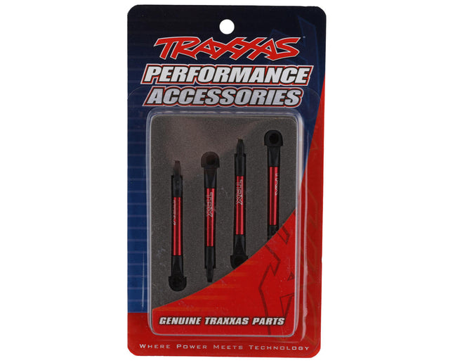 TRA7018X, Traxxas Aluminum Push Rod Set (Red) (4)