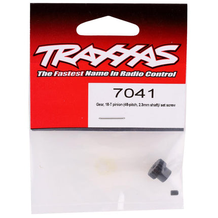 TRA7041, Traxxas 48P Pinion Gear w/2.3mm Bore (18T)
