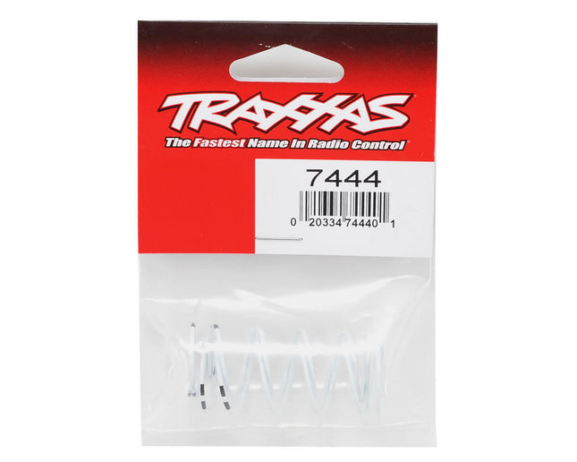 TRA7444, Traxxas Progressive Rate Long GTR Shock Springs (Black - 0.767 Rate) (2)