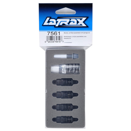 TRA7561, Traxxas LaTrax Oil-Filled Shock Set w/Springs (4)