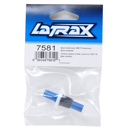 TRA7581, Traxxas LaTrax Aluminum Spool (Blue)