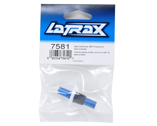 TRA7581, Traxxas LaTrax Aluminum Spool (Blue)