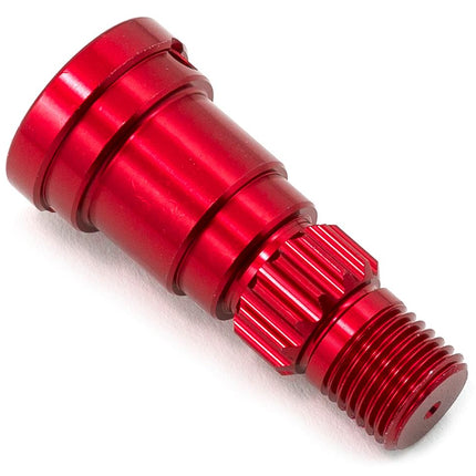 TRA7768R, Traxxas X-Maxx/XRT Aluminum Stub Axle (Red) (use with TRA7750X)