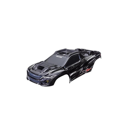 TRA7840, Traxxas Body XRT Black Painted F/R Body Supports