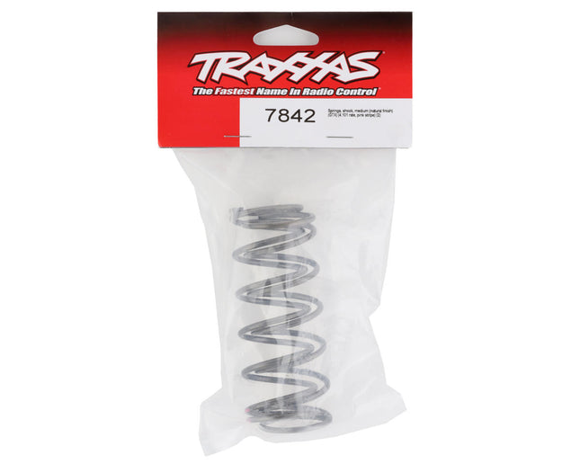 TRA7842, Traxxas GTX Springs (Pink - 4.10 Rate) (XRT)