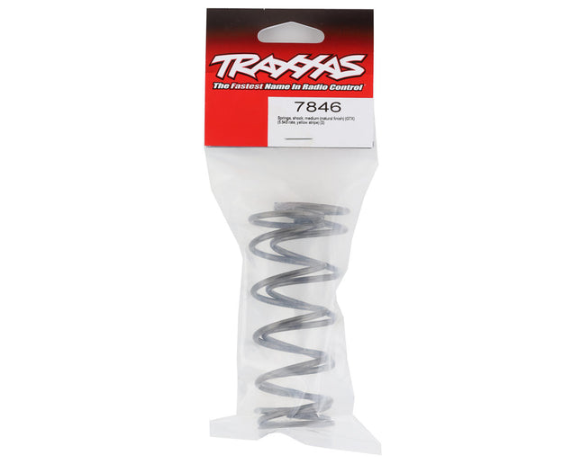 TRA7846, Traxxas GTX Springs (Yellow - 5.54 Rate) (XRT)