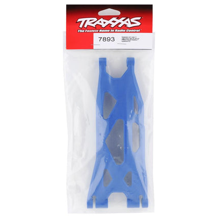 TRA7893X, Traxxas X-Maxx WideMaxx Lower Right Front/Rear Suspension Arm (Blue) (Use with TRA7895 WideMaxx Suspension Kit)