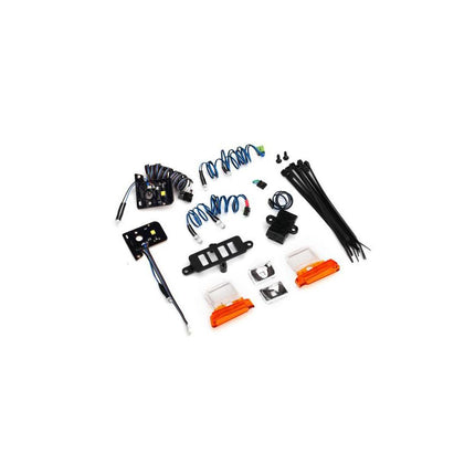 TRA8036R, LED light set (contains headlights, tail lights, side marker lights, and distribution block) (fits #8010 or 9230 series bodies, requires #8028 power supply)