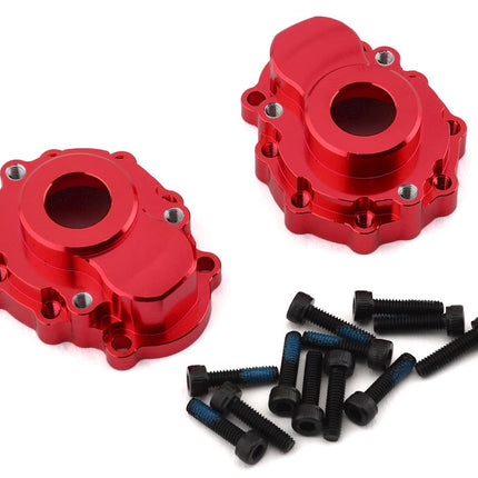 TRA8251R, Traxxas TRX-4 Aluminum Front/Rear Outer Portal Drive Housing (Red)