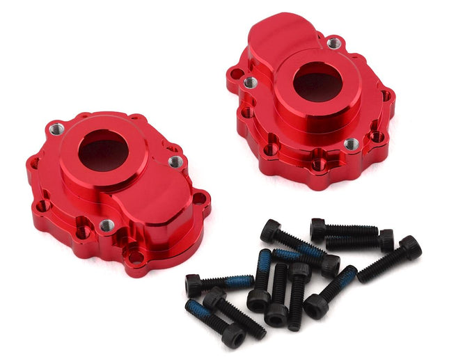 TRA8251R, Traxxas TRX-4 Aluminum Front/Rear Outer Portal Drive Housing (Red)