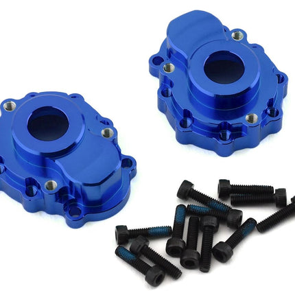 TRA8251X, Traxxas TRX-4 Aluminum Front/Rear Outer Portal Drive Housing (Blue)