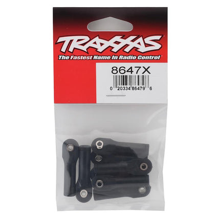 TRA8647X, Traxxas E-Revo 2.0 Heavy Duty Push Rod Rod Ends (8)