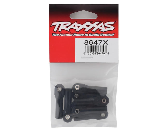 TRA8647X, Traxxas E-Revo 2.0 Heavy Duty Push Rod Rod Ends (8)