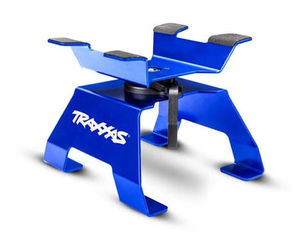 TRA8796, Traxxas RC Car/Truck Stand Blue Assembled