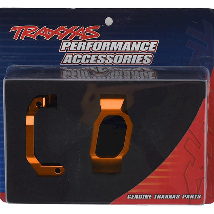 TRA8932A, Traxxas Maxx Aluminum Caster Blocks (Orange)