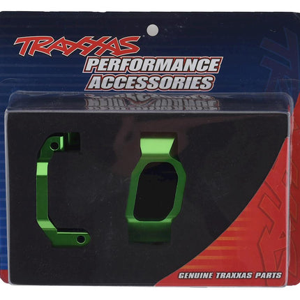 TRA8932G, Traxxas Maxx Aluminum Caster Blocks (Green)