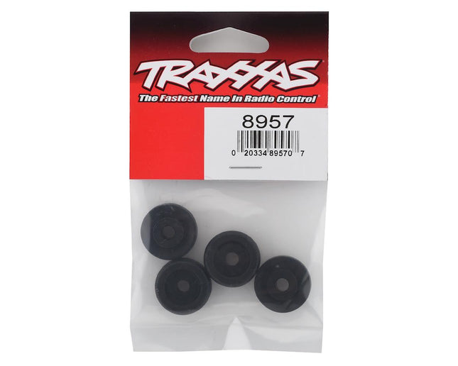 TRA8957, Traxxas Maxx Wheel Washers (Black) (4)