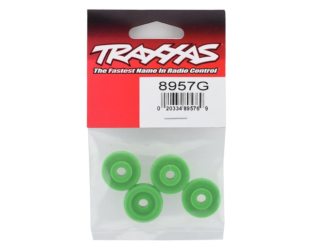 TRA8957G, Traxxas Maxx Wheel Washers (Green) (4)