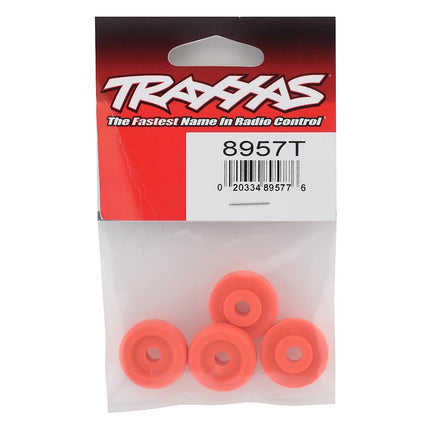 TRA8957T, Traxxas Maxx Wheel Washers (Orange) (4)