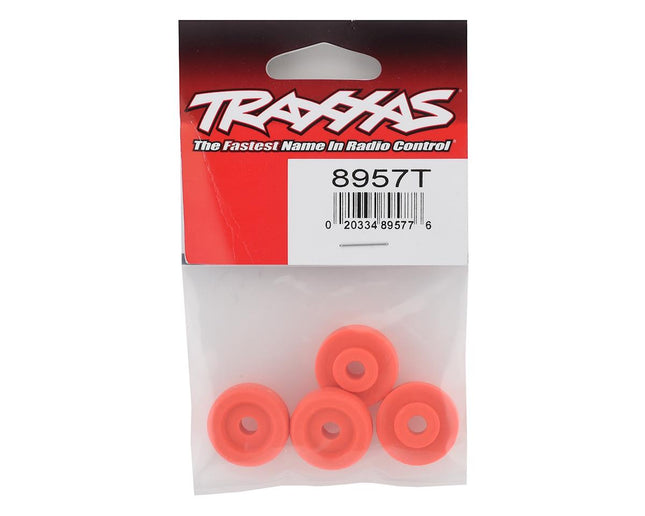 TRA8957T, Traxxas Maxx Wheel Washers (Orange) (4)