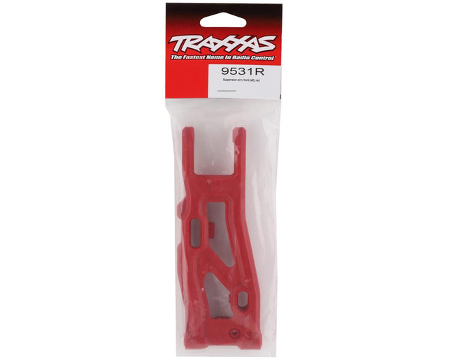 TRA9531R, Suspension arm, front (left), red Sledge