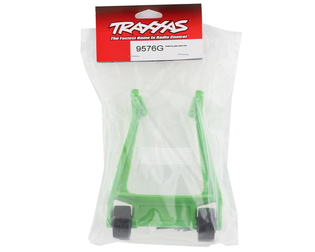 TRA9576G, Traxxas Sledge Pre-Assembled Wheelie Bar (Green)