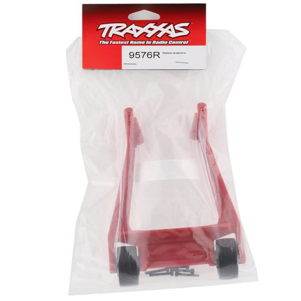 TRA9576R, Traxxas Sledge Pre-Assembled Wheelie Bar (Red)