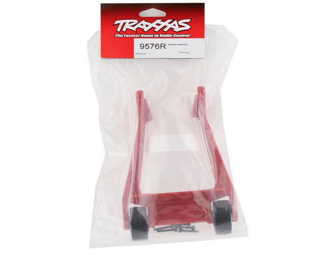 TRA9576R, Traxxas Sledge Pre-Assembled Wheelie Bar (Red)