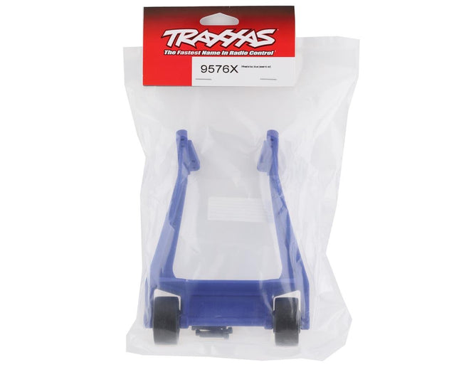 TRA9576X, Traxxas Sledge Pre-Assembled Wheelie Bar (Blue)