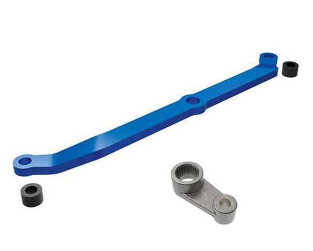TRA9748-BLUE, Traxxas TRX-4M Aluminum Steering Link (Blue)