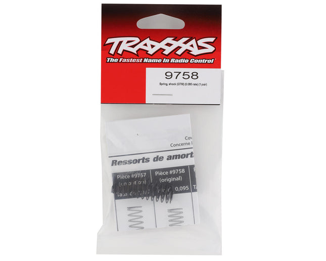 TRA9758, Traxxas GTM Shock Spring (2) (0.095 Rate)