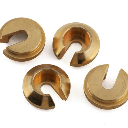 TRA9761A, Traxxas TRX-4M Brass Lower Shock Retainer (4)